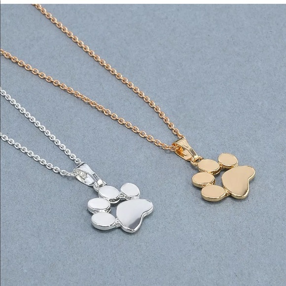Cute pets dogs footprints pendant chain - Picture 7 of 8